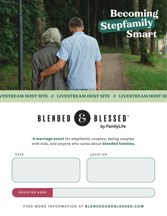 Blended & Blessed 2027 editable 8.5x11 flyer, option 2